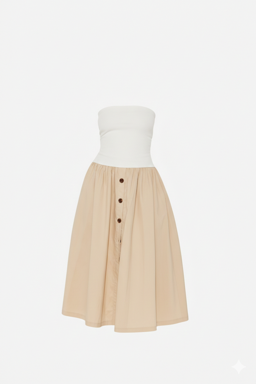 Button Up Midi Dress