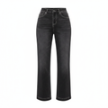 Black Grey Straight Jean