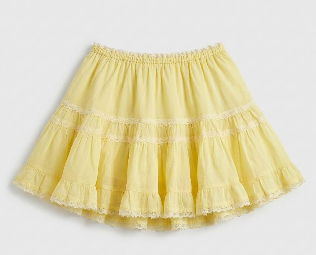 Girly flair mini skirt