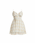 Floral Chiffon Mini Dress