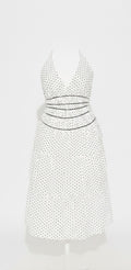 Jane Polka dot  midi dress