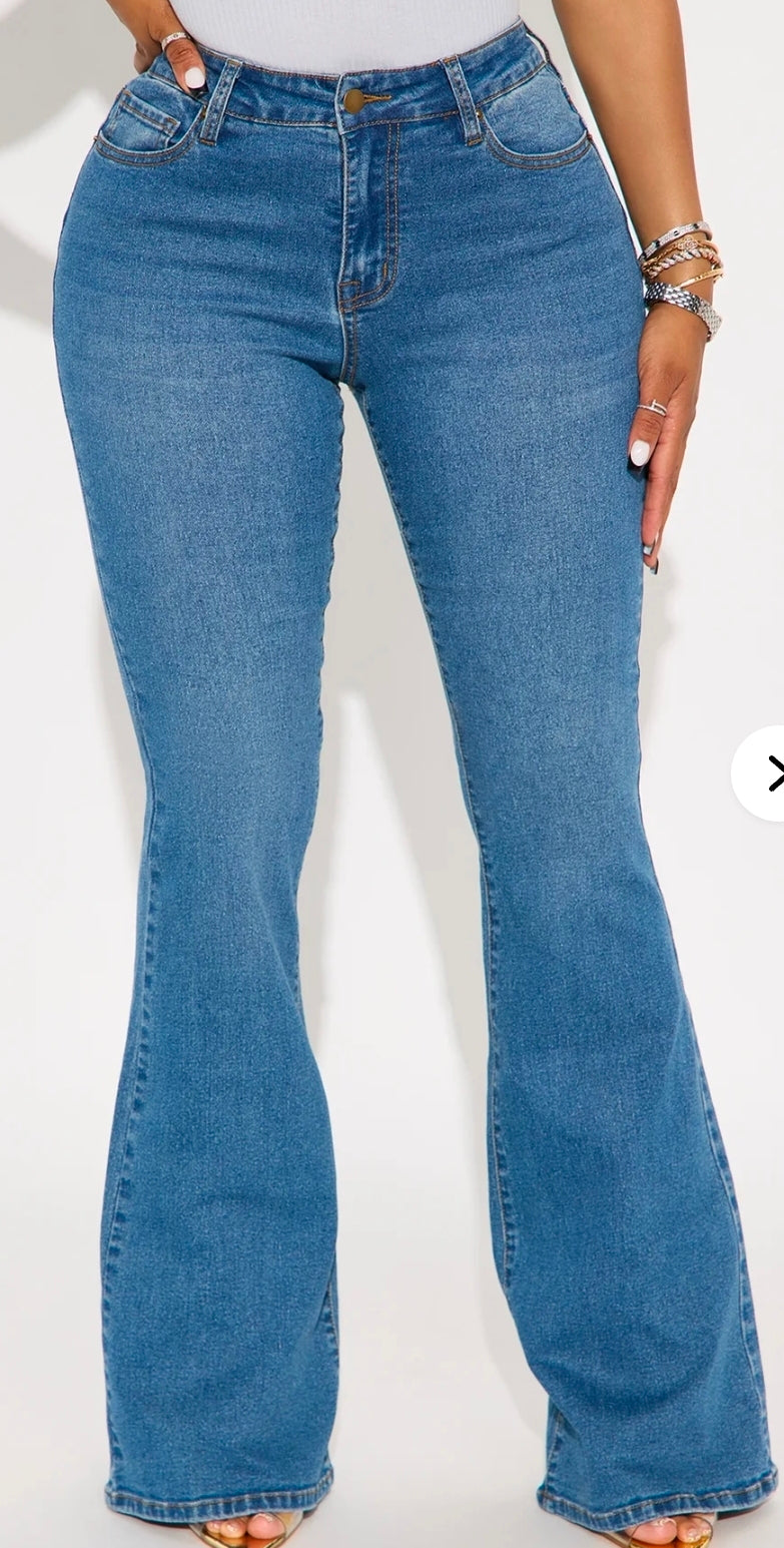 Stretch Flare Jeans
