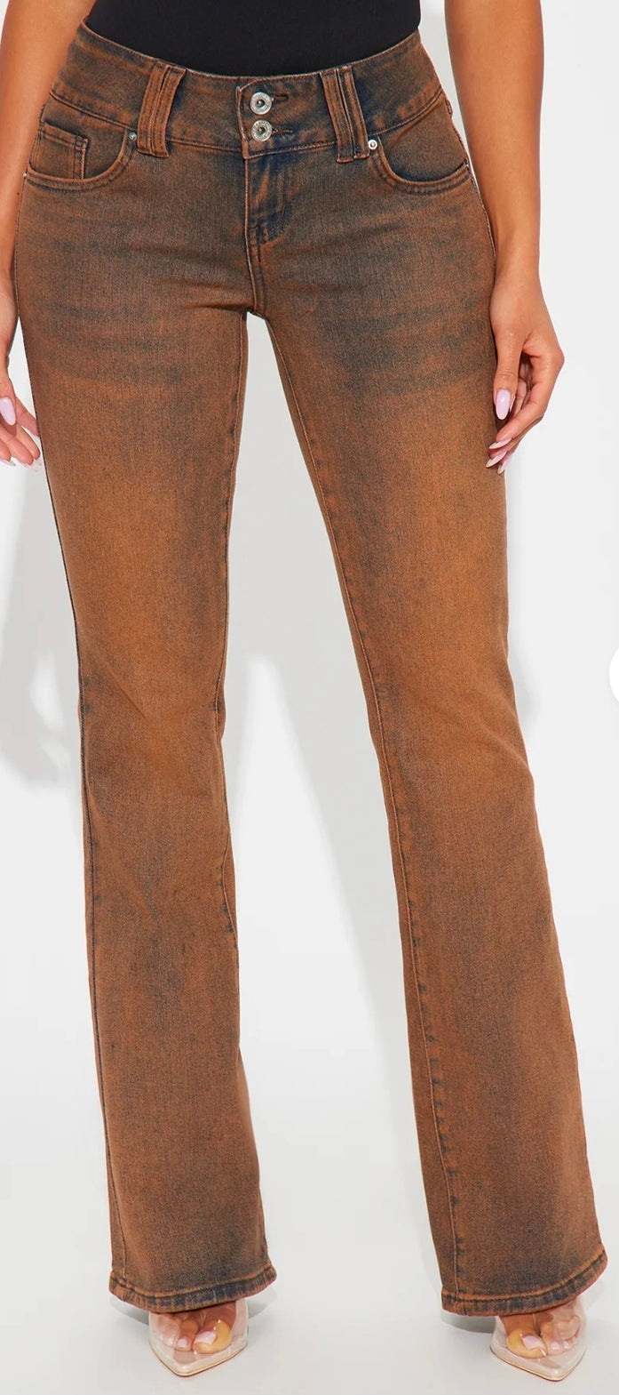 Tinted Brown Jeans