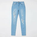 Ripped High Rise Jeans